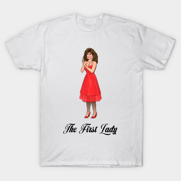 The First Lady - 1987 T-Shirt by PreservedDragons